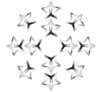 PATKAW Fermagli per Chioma a Forma di Stella Spessi Accessori 20 in Metallo Argento Clip per Chioma Trendy e Adatti per Ragazze Giovani