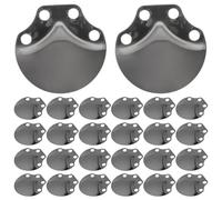 PATKAW Materiale in Scaglie di Armatura 100 Pezzi in Acciaio Inox, Componenti per Armature Medievali e Costumi Fantasy, Adatti per Carnevale e Rievocazioni Storiche