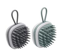 PATKAW Spazzola Massaggiante per Chioma per Massaggio al Capelluto 2 in Silicone Setole Morbide della Crescita Naturale dei Chioma