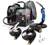 PATON ProMIG-200-15-2 200A Saldatrice MIG MAG, MMA e TIG 3 in 1, 230V, alimentazione filo 15-2, Saldatrice MIG senza gas con funzione pulsata, Saldatrice inverter professionale, digitale