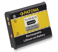 PATONA 1090 camera/Camcorder Battery Ioni di litio 600 mAh - camera/Camcorder Batteries (di litio, 600 mAh, fotocamera, Nikon Coolpix S2500, S2600, S2700, S2800, flacone, S3100, S3100, S32, S33, S3300, S3500, S3600,..., 3,7 V, 2,2 WH)