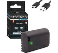 Patona 1361 Batteria Platinum per Canon LP-E6NH LP-E6P 2600 mAh con USB-C