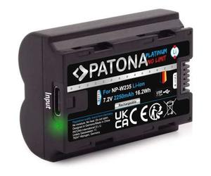 Patona 1371 Platinum per Fujifilm NP-W235 con ingresso USB C
