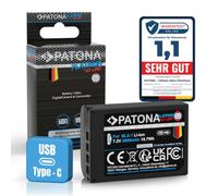 PATONA 1372 Platinum Batteria BLX-1 con ingresso USB-C, 2600mAh 7.2V
