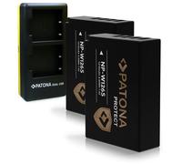 PATONA 1957 Caricatore Doppio USB C 2x Protect NP W126s Batteria 1210mAh NTC