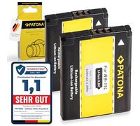 PATONA 2 batterie di ricambio per Canon NB-11L 550 mAh, compatibili con Canon Ixus 132 135 140 145 155 170 180 185 190 240 285 HS PowerShot A2300 A2400 A2500 A2600 A340 00 A3 500 A4000 NB-11LH
