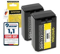 PATONA 2 batterie VB30, compatibili con Godox V1 Pro, V1, V850III, V860III, cavo per fotocamera, ingresso USB-C, 7,2 V, 3000 mAh, agli ioni di litio, protezione da sovraccarico e cortocircuito, celle