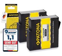 PATONA 2x Batteria compatibile con Insta360 Ace, Insta 360 Ace Pro Action Cam | 1750mAh, 3.85V, 6.7Wh, Li-ion | protezione contro sovraccarico e cortocircuito