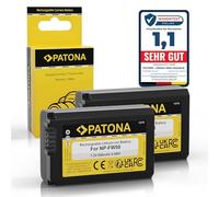 PATONA 2X Batteria per Sony NP-FW50 FW50 950mAh 6.8Wh 7.2V