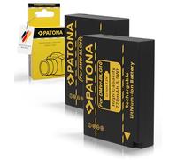 PATONA 2x DMW-BLG10E DMW-BLG10 Batteria 770mAh compatibile con Panasonic DMC-GF6 Lumix DC GX9 TZ202 TZ91 DMC GX7 GX80 LX100 TZ101 TZ99 TZ80 DMWBLG10 DMW BLG10 BLG10E