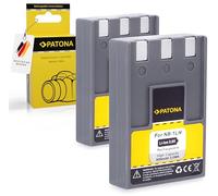 PATONA 2x NB-1LH Batteria di ricambio 830mAh compatibile con Canon Digital ELPH Ixus VII V3 300 330 500 IXY Digital S100 S110 S200 S300 S500 JD 3.3 x 4ie NB1LH NB 1LH