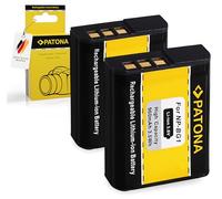 PATONA 2x NP-BG1 Batteria 960mAh compatibile con Sony CyberShot DSC H3 H7 H9 H10 H20 H50 H55 H70 H90 N1 N2 T20 T25 T100 W30 W35 W50 W55 W70 W80 W85 DSC-HX5 HX5V HX30V WX1 Cyber Shot NPBG1 NP BG1