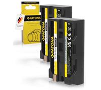 PATONA 2x NP-F550 Batteria 2200mAh compatibile con videocamere Sony, indicatori LED, illuminazione, luce video, monitor, fotocamera, Battery NP-F750 NP-F950 NP-F970 NPF550 NP F550