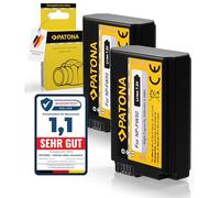 PATONA 2x NP-FW50 Batteria 950mAh compatibile con Sony RX1R III DSC-RX1RM3 DSC RX10 Mark II III IV Alpha 7 7R 7II 7S A7 A7S A7R A7II A5000 A6000 A6300 A6400 A6500 ZV-E10 NEX 3 5 6 NP FW50