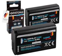 PATONA 2x Platinum Batteria ricambio per Panasonic DMW-BLJ31, BLJ31 batterie 3500mAh compatibile con Panasonic Lumix DC-S1, DC-S1R, DC-S1H