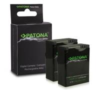 PATONA 2x PREMIUM AHDBT-301 AHDBT-302 Batteria 1180mAh compatibile con GoPro HD Hero 3 Hero 3+ HERO3 HERO3+ Black Silver White Edition Rollei Actioncam 420 AHDBT301 AHDBT302 AHDBT 301 302