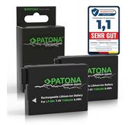 PATONA 2x Premium Batteria per Canon LP-E8 LP-E8+ Battery Pack 1140mAh