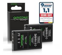 PATONA 2X Premium Batteria per Olympus BLS-5 BLS-50 1100mAh | Batteria per E-450 OM-D E-M10 Mark II III IV Pen E-P3 E-PL2 E-PL3 E-PL5 E-PL6 E-PL7 E-PL8 E-PL9 Pen PM1 PM2 Stylus 1