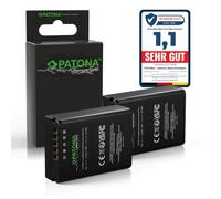 PATONA 2X Premium Batteria per Olympus PS-BLN1 BLN-1 BLN1, 1140mAh 7.6V | Batteria di ricambio per OMD OM-D E-M1 EM1 EM5 E-M5 Mark II Pen F E-P5 EP5 Stylus XZ-2, 100% identica all'originale