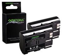 PATONA 2x PREMIUM BP-511 Batteria 1600mAh compatibile con Canon PowerShot G1 G2 G3 G5 G6 Pro 90 90is Pro1 EOS 5D 10D 20D 20Da 30D 40D 50D 300D 300V D60 Battery Pack BP511 BP 511