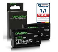 PATONA 2x PREMIUM EN-EL15b Batteria 2400mAh compatibile con Nikon 1 V1 Z6 Z7 D7000 D7100 D7200 D7500 D600 D610 D750 D800 D800E D810 D850 ENEL15 EN EL15 impugnatura per fotocamera MB-D12 MB-D15 MB-D17
