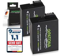 PATONA 2x PREMIUM LP-E8+ Batteria 1140mAh compatibile con Canon EOS 550D 600D 650D 700D Rebel T2i T3i T4i T5i Kiss X4 X5 X6i X7i Battery Pack LPE8 LP E8 LPE 8