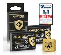 PATONA 2X Protect Batteria per Canon LP-E10 LPE10 1020mAh