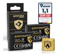 PATONA 2X Protect Batteria per Olympus BLX-1 BLX1 2400mAh