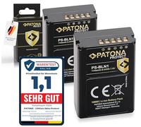 PATONA 2X Protect Batteria per Olympus PS-BLN1 BLN-1 BLN1, 1140mAh 7.6V