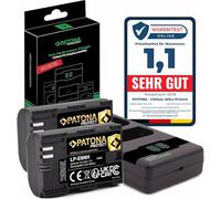 PATONA 2x Protect V1 Batteria LP-E6NH 2600mAh con Caricatore PD Performance Compatibile con Canon EOS R5 R6 R6II R7 5D Mark II Mark III 6D 7D 60D 70D 80D 90D WFT-E5 WFT-E7 XC10 XC15 LPE6NH LP-E6