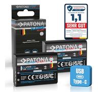 PATONA 2X USB-C Platinum Batteria per Canon LP-E10 LPE10, 1020mAh 7.2V | Batteria per EOS 1100D 1200D 1300D 2000D 4000D, Rebel T3 T5 T6 T7 T100, Kiss X50 X70 X80- si ricarica direttamente