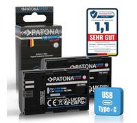 PATONA 2X USB-C Platinum Batteria per Canon LP-E6P E6NH/E6N/E6 2600mAh