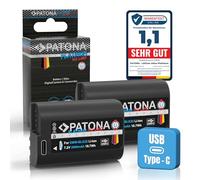 PATONA 2X USB-C Platinum Batteria per Panasonic DMW-BLK22 BLK22E 2600mAh