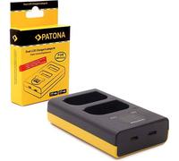 Patona 9886 Caricabatteria doppio per Panasonic DMW-BLK22