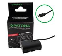 Patona Adattatore per batteria premium con ingresso USB-C per Canon LP-E6P LPE6P EOS R5 R5 Mark II R6 /R6 Mark II