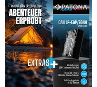 Patona Batteria al platino con ingresso USB-C per Canon LP-E6P