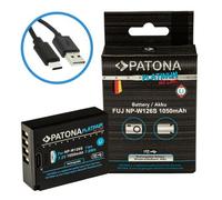 PATONA Platinum NP-W126s NP-W126 - Batteria USB 1100 mAh con ingresso diretto USB-C (1397) Finepix X100VI X-M5 X-T20 X-T30 II X-T50 ecc.