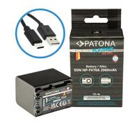 PATONA Platinum NP-FV70A Batteria NP-FV70 USB-C da 2060mAh con ingresso USB diretto, senza limitazioni d'uso (1394)