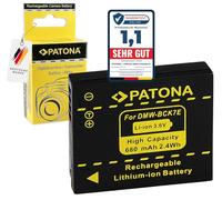 PATONA Batteria DMW-BCK7E Compatibile con Panasonic Lumix DMC-FH25, DMC-FH27, DMC-FS28, DMC-FS35