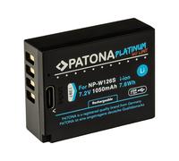 PATONA Platinum NP-W126s NP-W126 - Batteria USB 1100 mAh con ingresso diretto USB-C (1397) Finepix X100VI X-M5 X-T20 X-T30 II X-T50 ecc.