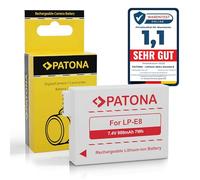 PATONA Batteria per Canon LP-E8 LP-E8 950mAh 7.4V 7Wh