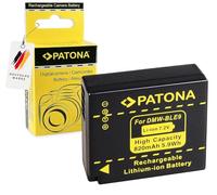 PATONA Batteria per Panasonic DMW-BLE9 BLE9E 820mAh 7.2V | Batteria per Lumix DMC GF3 GF5 DMC-S6 S6K GF3C GF3CK GF3CR GF3CT GF3CW GF3K GF3P GF3R GF3T GF3W, con anticortocircuito