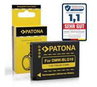 PATONA Batteria per Panasonic DMW-BLG10 BLG10E DMC-GF6 770mAh 7.2V