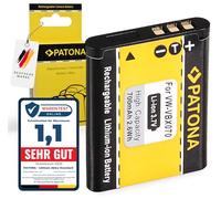 PATONA Batteria per Panasonic VW-VBX070 VBX070E 700mAh | Batteria per HX DC1 DC2 DC3 DC10 DC15 WA10, Toshiba PX1686, Sanyo DB-L80 DB-L80A, Pentax D-Li88, con anticortocircuito