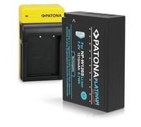 PATONA Batteria Platinum + Slim Caricatore USB-C NPW126s NP-W126s NP W126s compatibile con Fuji Fujifilm FinePix XT1 XT2 XT3 XT100 XT200 XPRO2 XPRO3 XA3 XA5 XA7 XA10