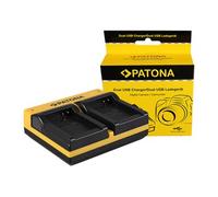 Patona Caricabatterie doppio per Canon NB-10L NB-10L