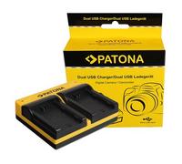 Patona Caricabatterie doppio per Fuji NP-W235