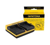 Patona Caricabatterie doppio per Panasonic DMW-BLG10