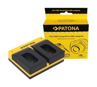 Patona Caricabatterie doppio per Panasonic DMW-BLK22