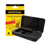 Patona Caricabatterie doppio per Panasonic DMW-BLK22